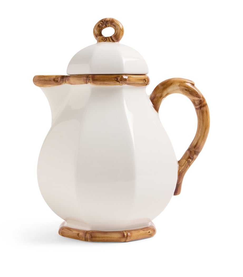 Bamboo Milk Jug WHITE/YELLOW Image 1