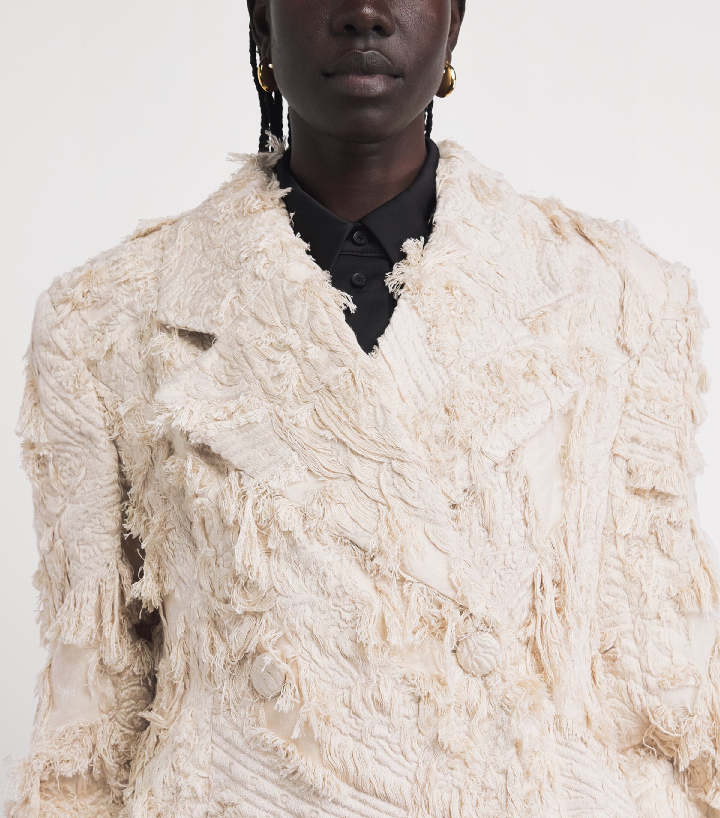 CAMILLA AND MARC Womens Double-Breasted Tundra Coat Stone Image 3