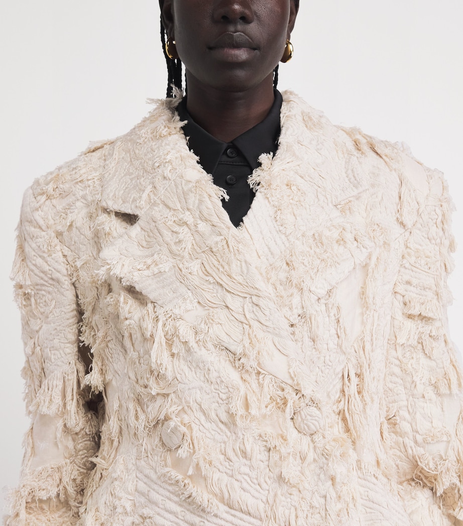 CAMILLA AND MARC Womens Double-Breasted Tundra Coat Stone Image 3