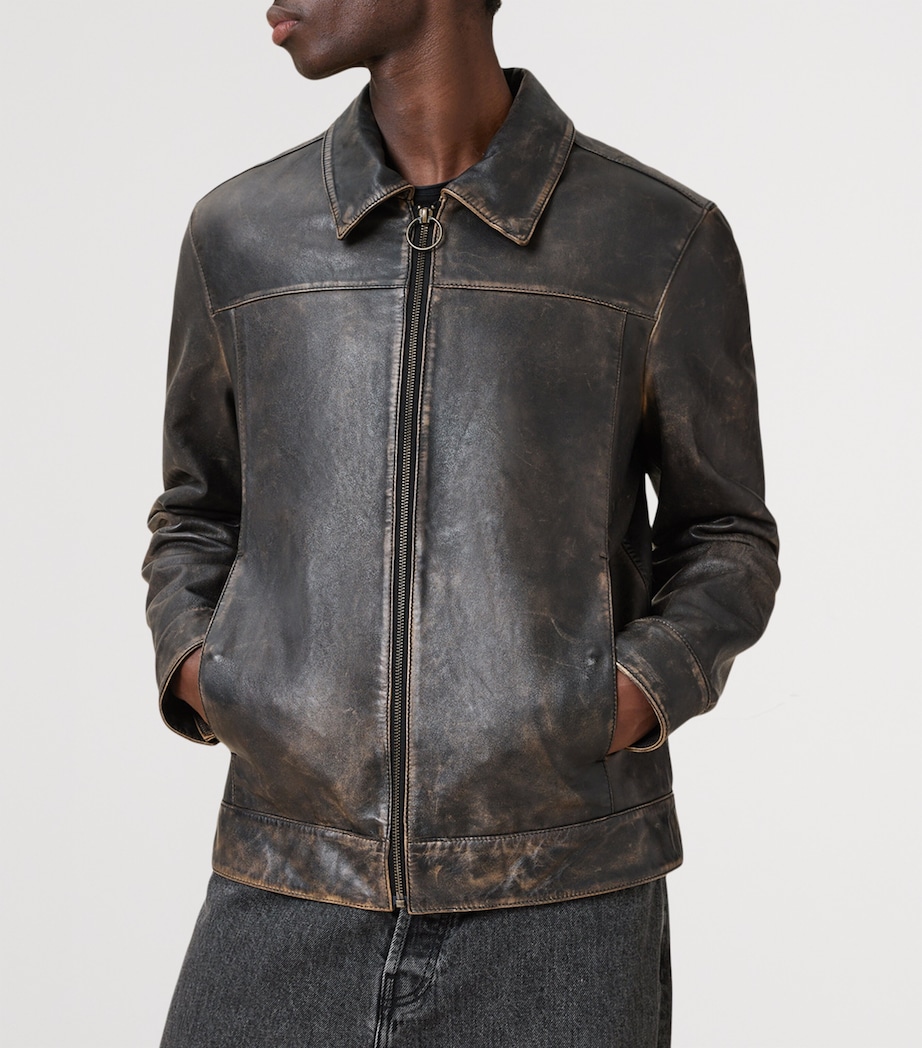 Alkan Leather Jacket VINTAGE BLACK Image 4