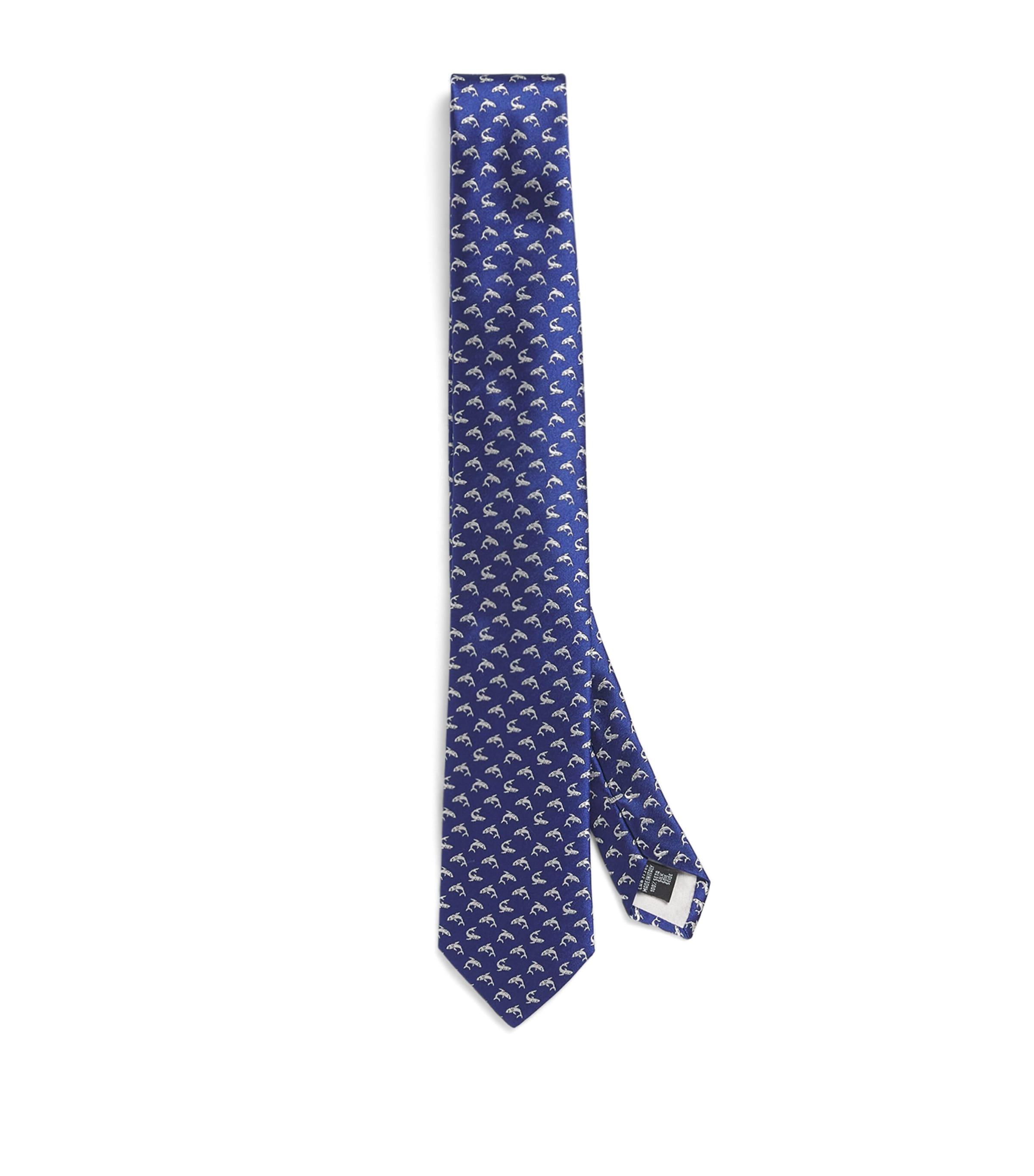 Giorgio Armani Silk Dolphin Print Tie | Men Accessories | Ties | Silk Ties | Designers | Giorgio Armani | Partywear | Mens | Accessories