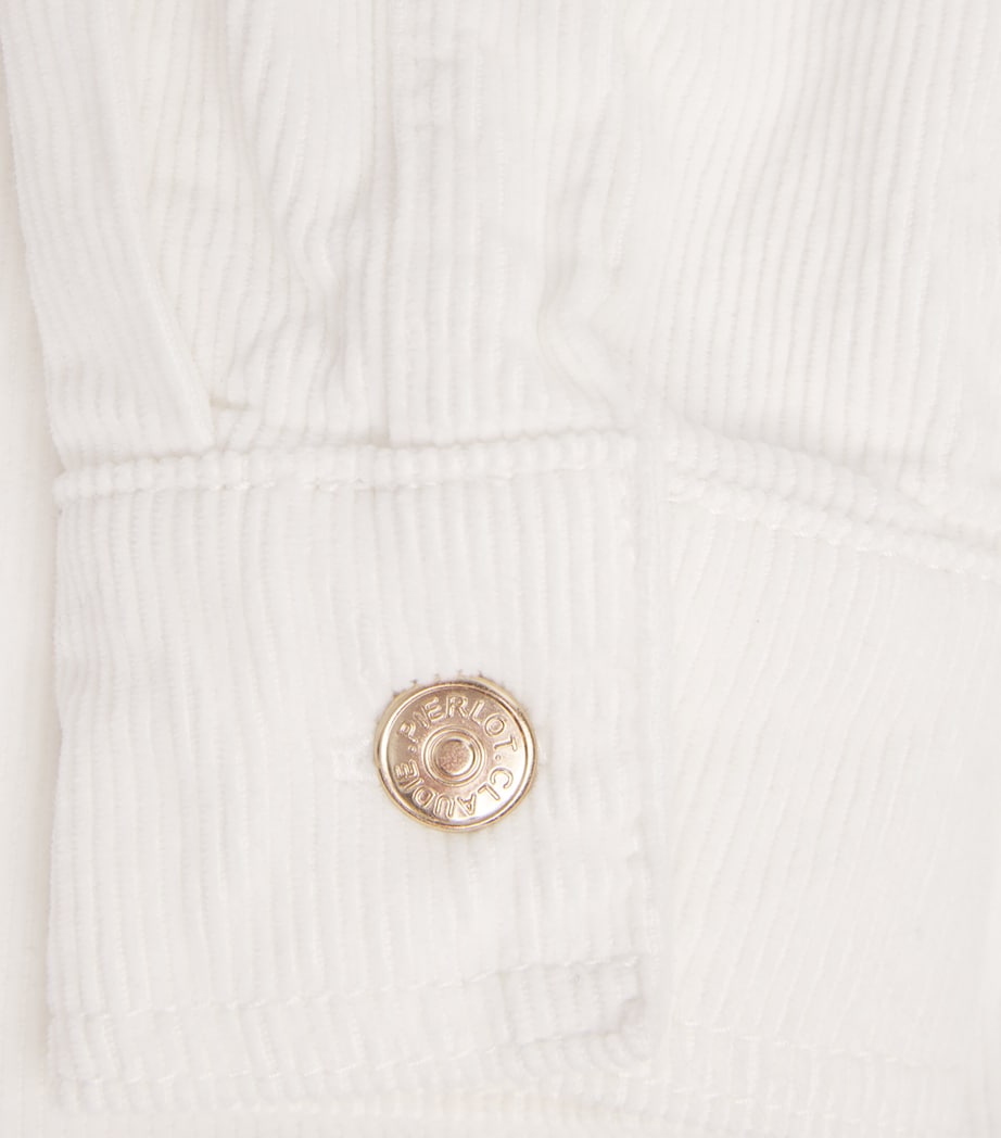 Cotton Corduroy Shirt ECRU Image 5