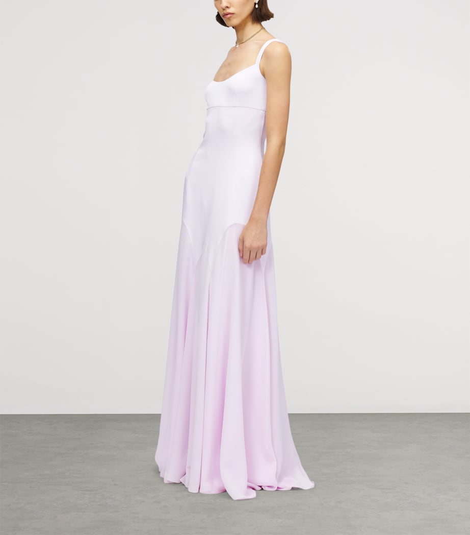 Satin Maxi Dress 5147 Image 3