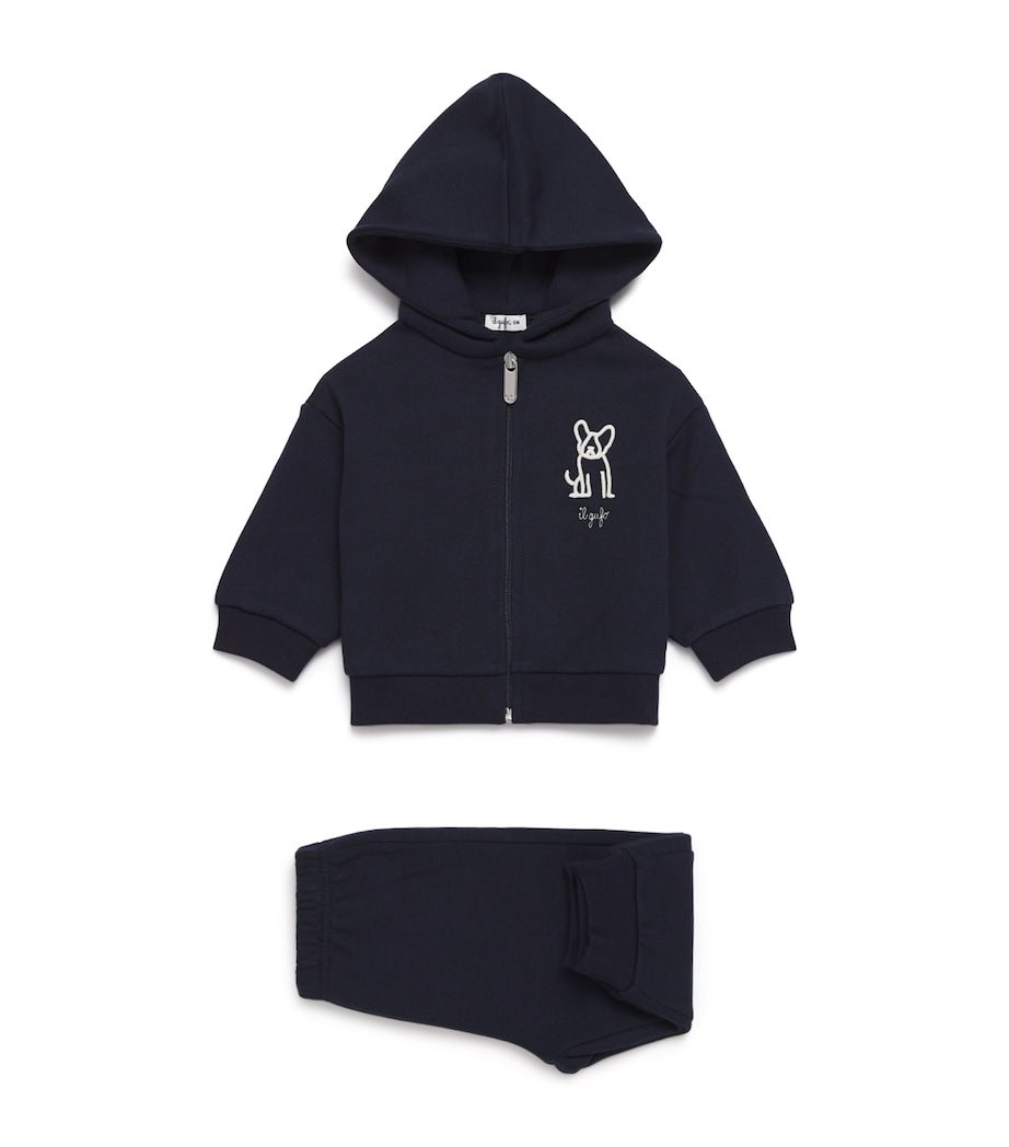 Cotton Zip-Up Hoodie and Sweatpants Set (6-36 Months) 497NAVY BLUE Image 1