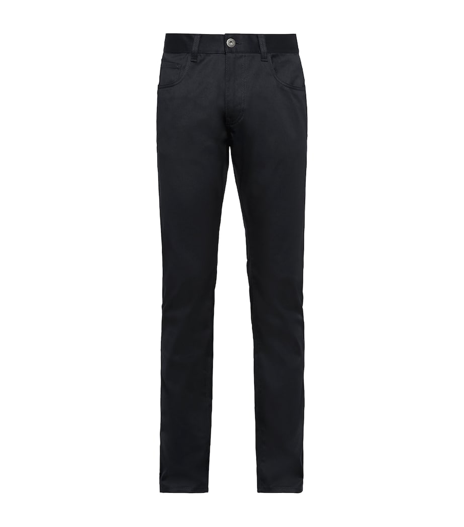 Stretch-Drill Tapered Jeans F0557 Image 3