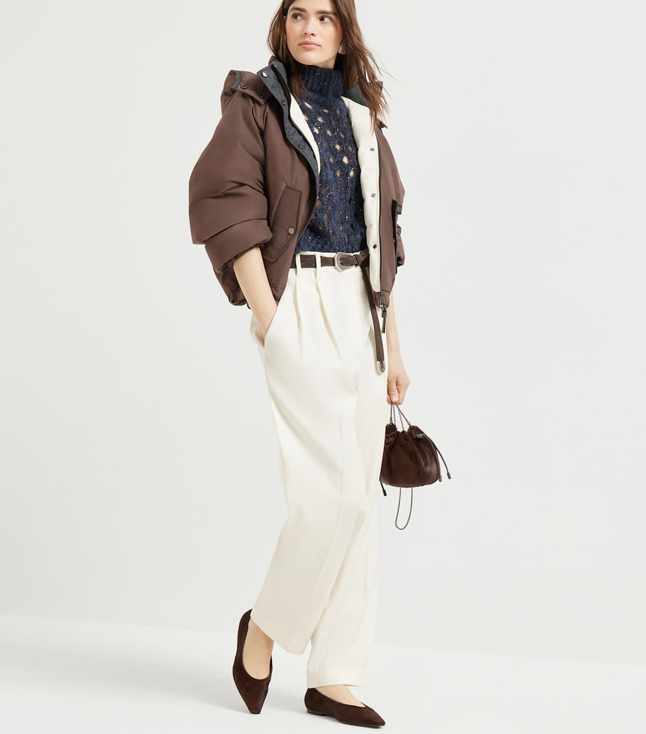 Techno Cotton Puffer Jacket C4228 Image 5