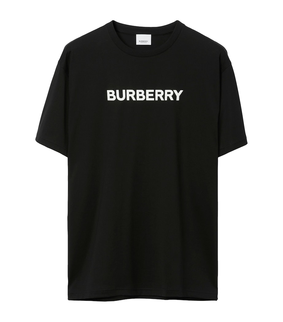 Cotton Logo T-Shirt BLACK Image 1