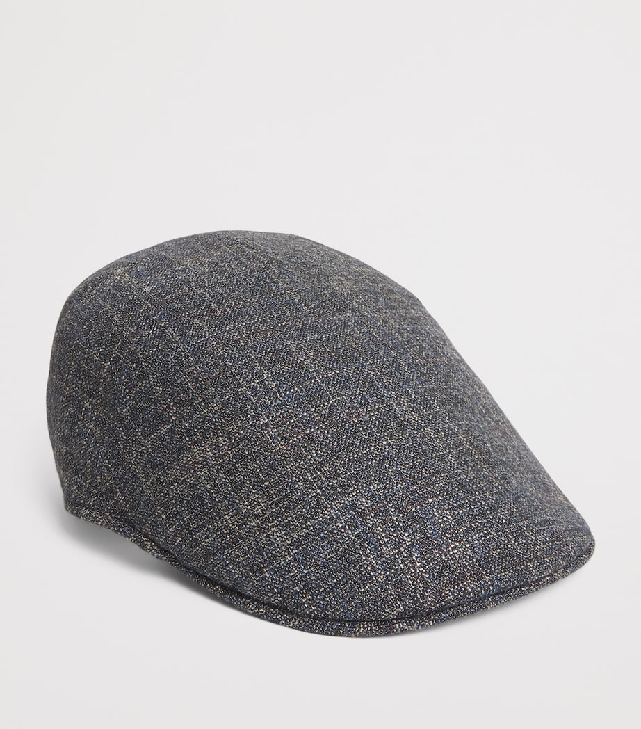 Wool-Bamboo Flat Cap 136B Image 2
