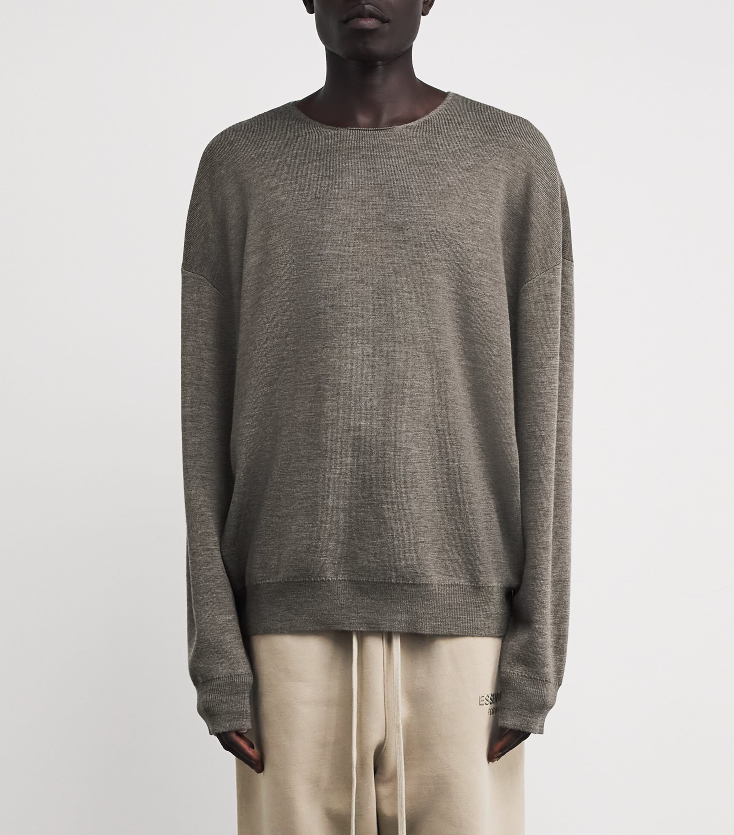 Merino Wool Sweater HOMESTEAD HEATHER Image 3