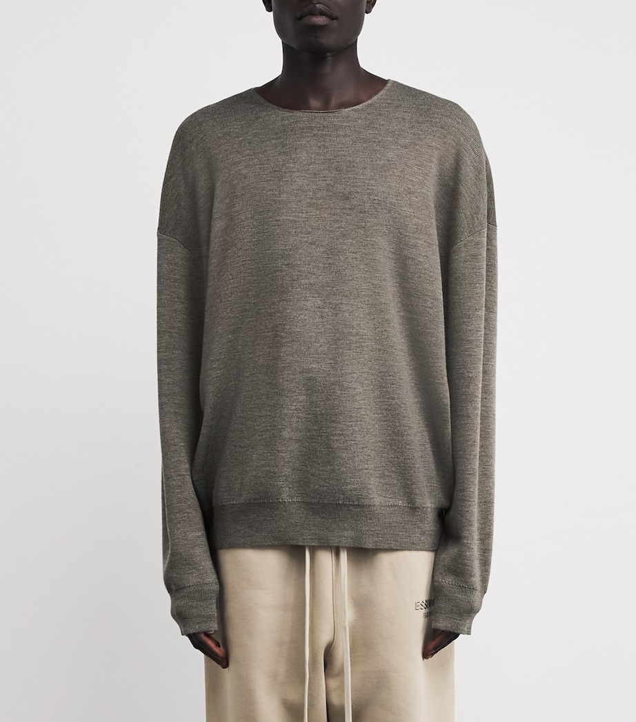 Merino Wool Sweater HOMESTEAD HEATHER Image 3