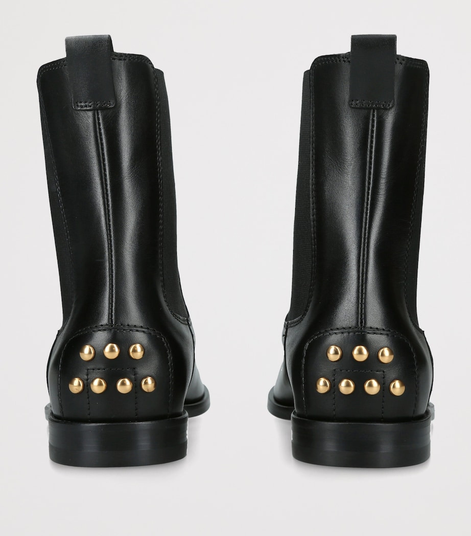 Tod's Leather Chelsea Boots Black Image 4