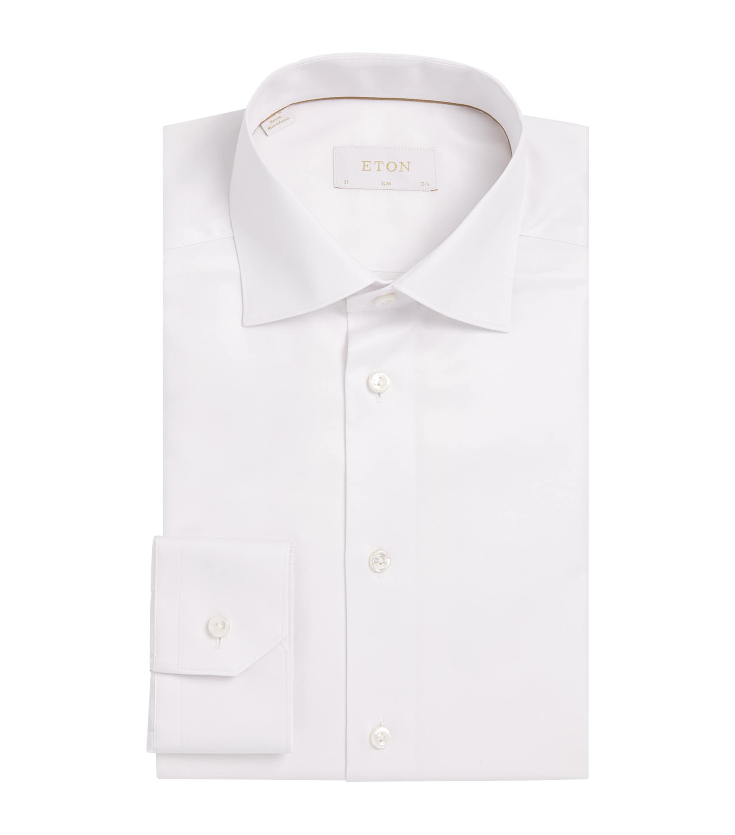 Eton Organic Cotton Elevated Slim-fit Shirt In White