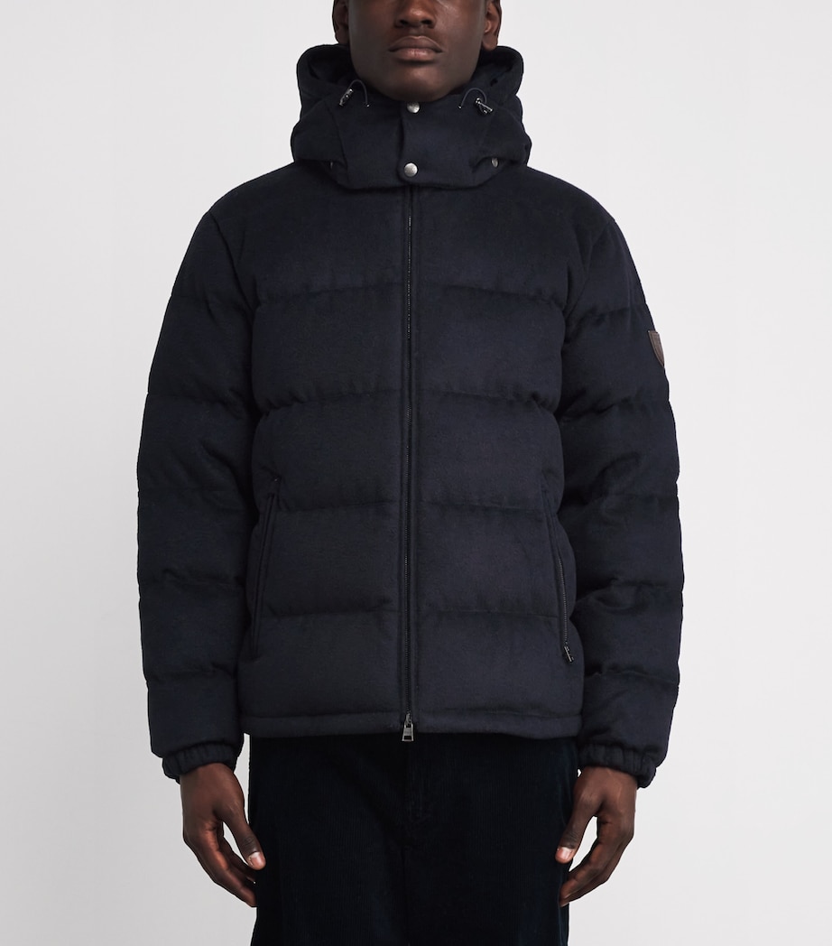 Down Melton Decker Puffer Jacket NAVY Image 3