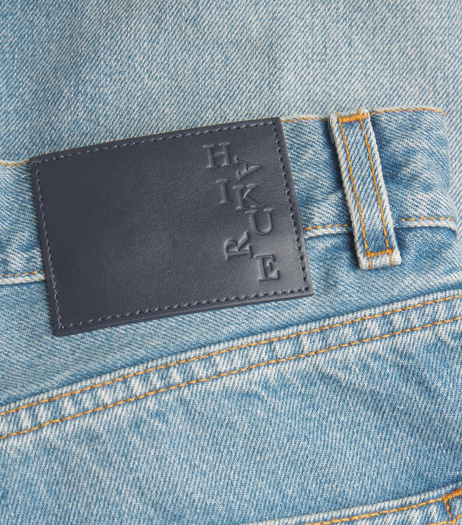 Denim Belle Long Shorts L0891 LAGOON WASH Image 5