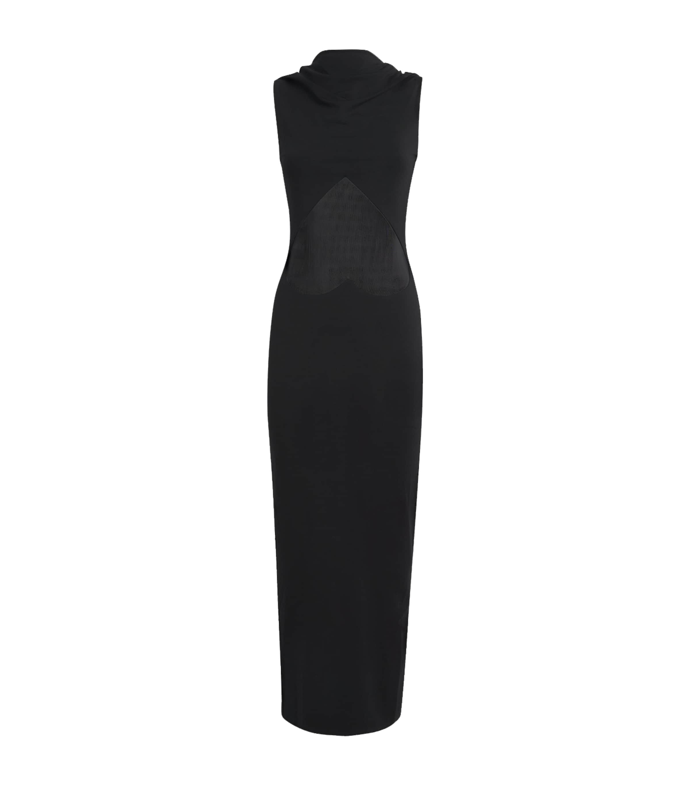 Undress Code Cut-out Divine Maxi Dress In Black