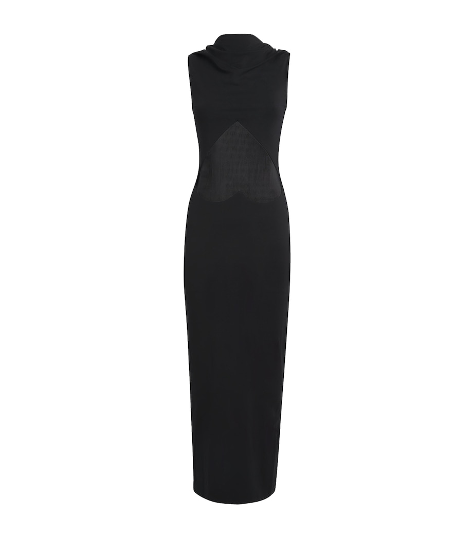 Cut-Out Divine Maxi Dress BLACK Image 1