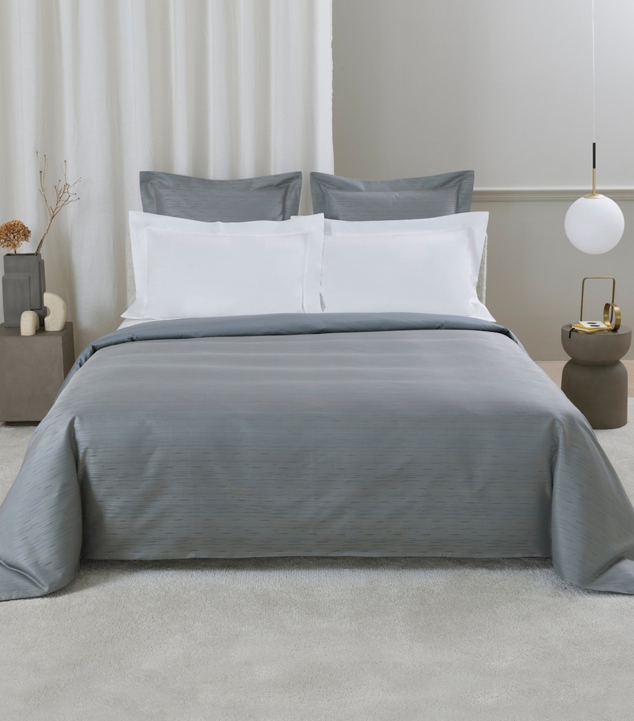 Frette Stardust Jacquard Queen Duvet Cover (240cm x 220cm) Dusty Grey/go Image 5