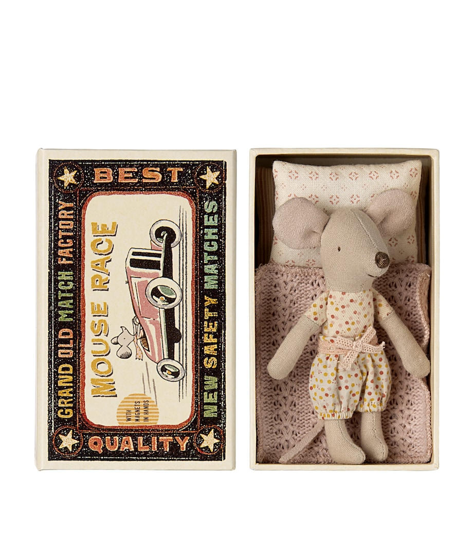 Maileg Little Sister Mouse in Matchbox (11cm) Image 1