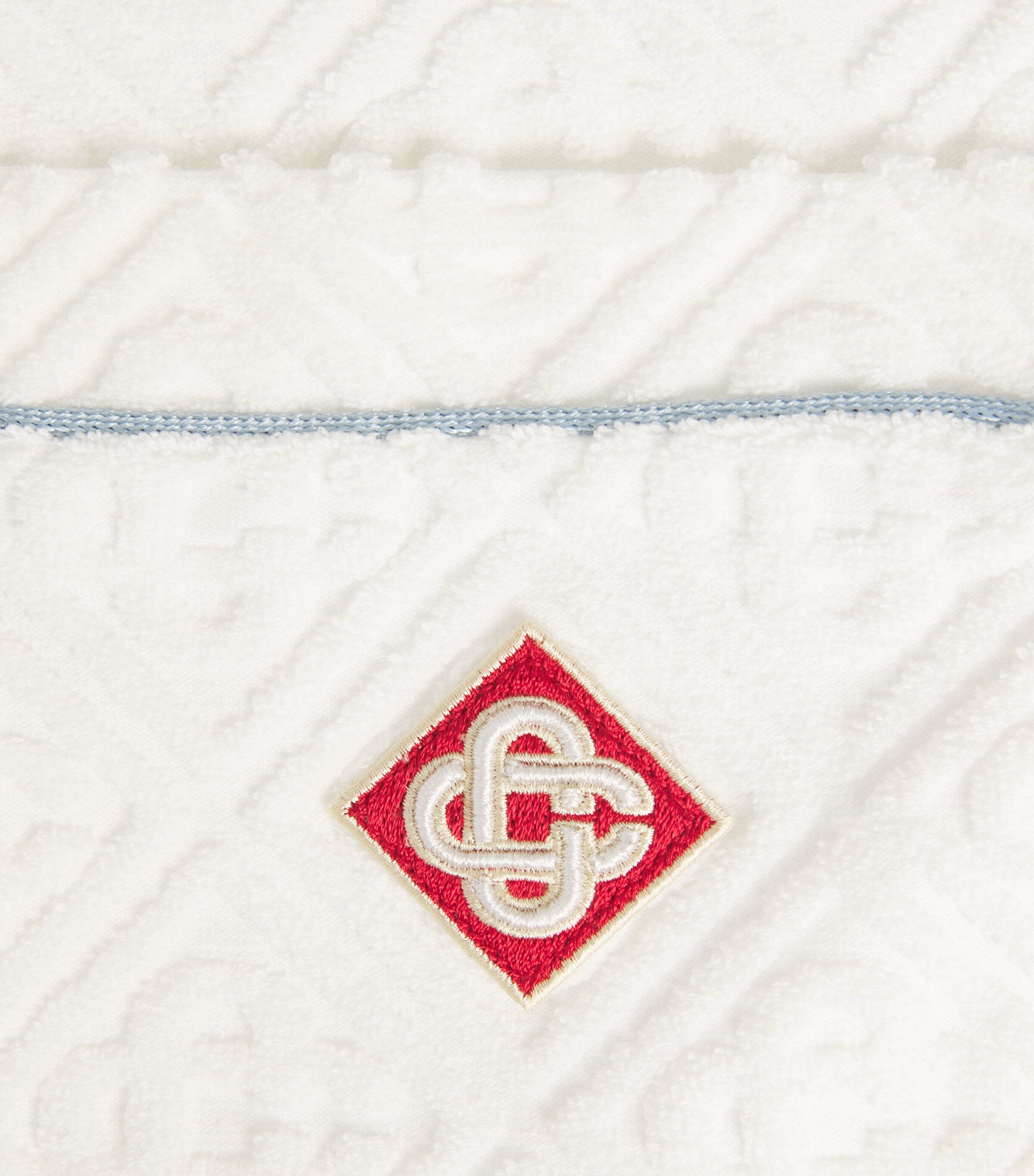 Casablanca Mens Towelling Monogram Shirt White Image 6