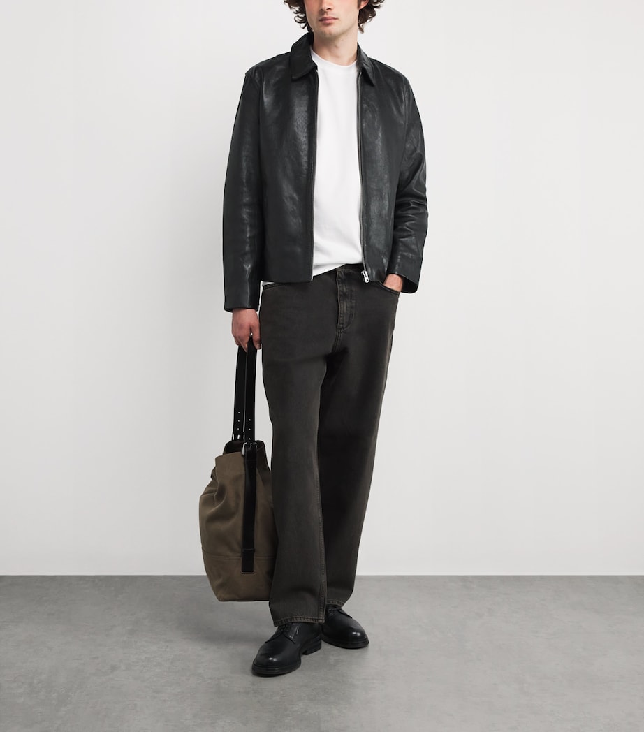 Melrose Leather Jacket BLK Image 2