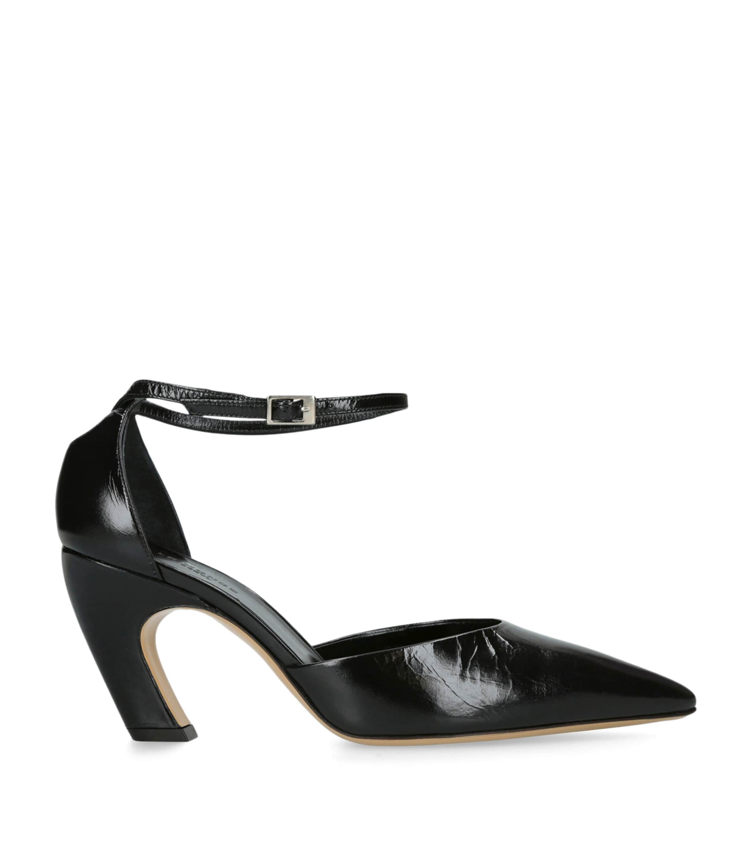 Le Monde Beryl Leather Victoria Pumps 80 In Black