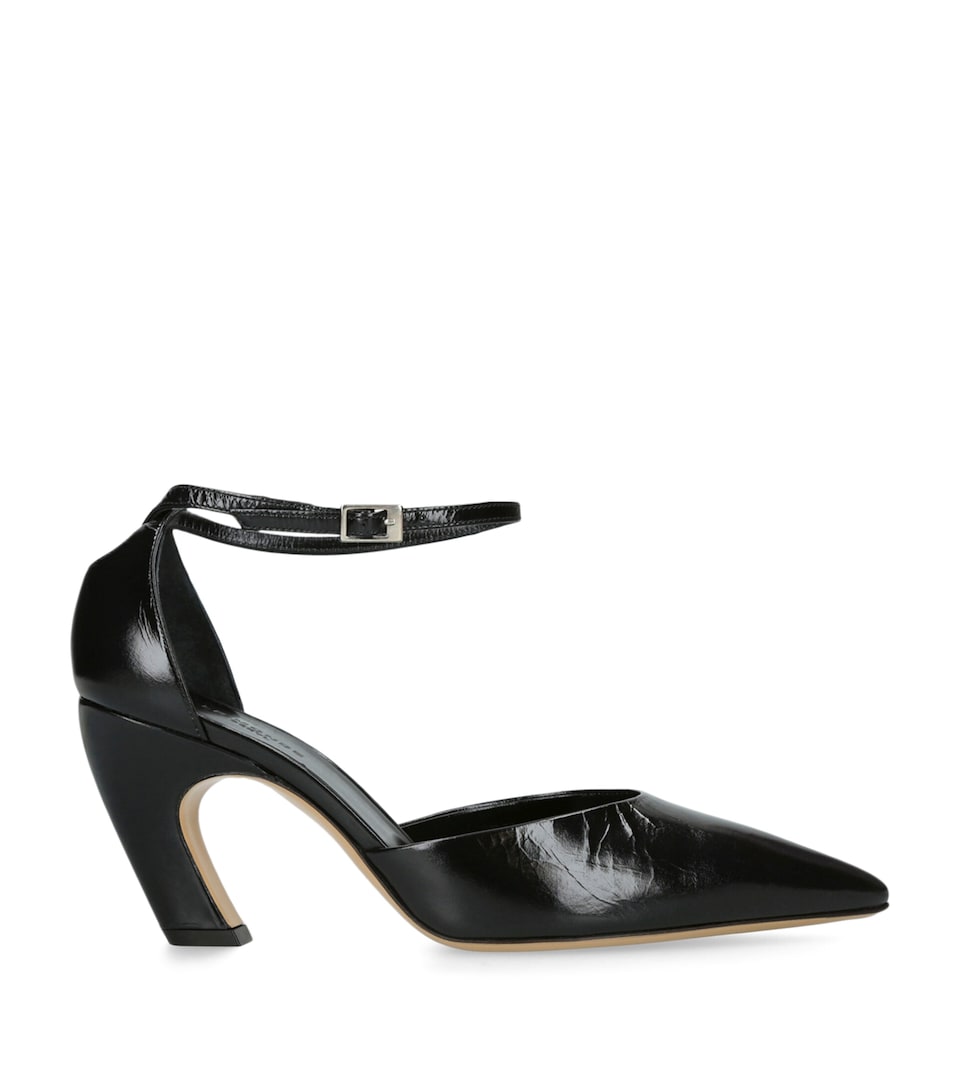 Leather Victoria Pumps 80