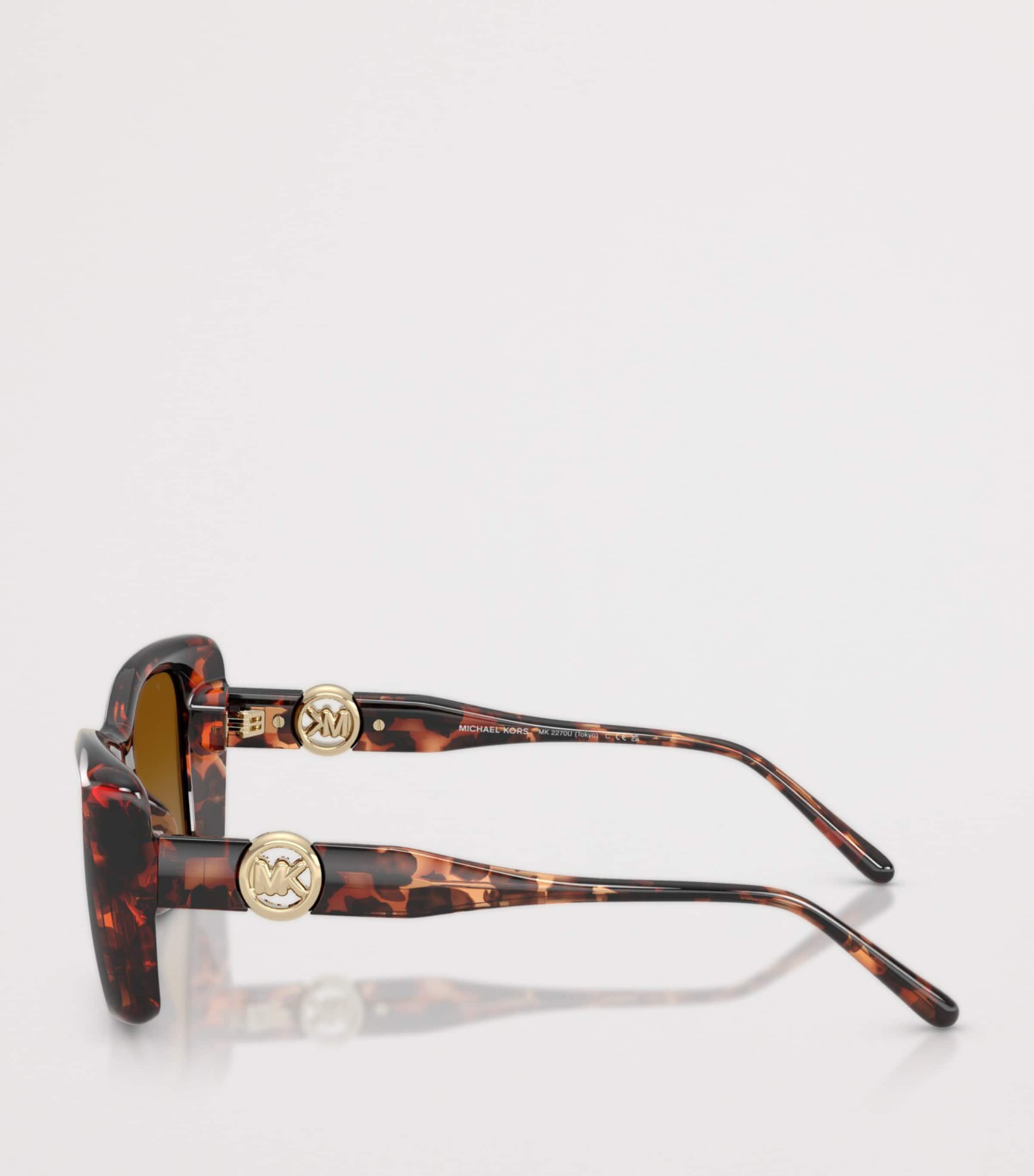 Michael Kors Tokyo Square Sunglasses Brown Image 3