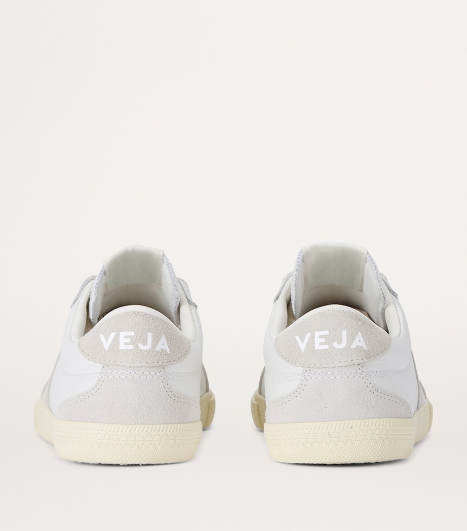Leather Volley Sneakers WHITE Image 3