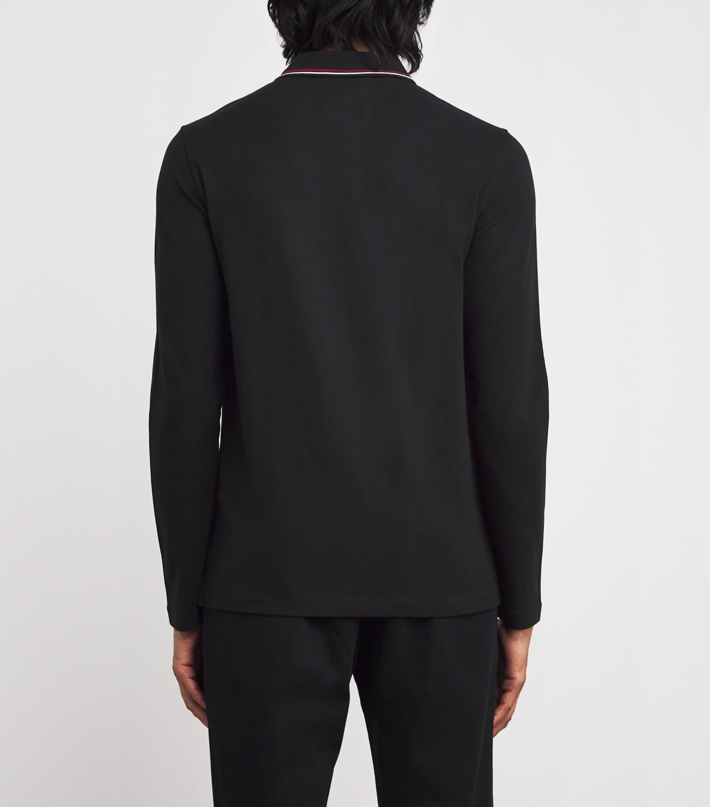 Stretch Piqué Cotton Polo Shirt 999 Image 4