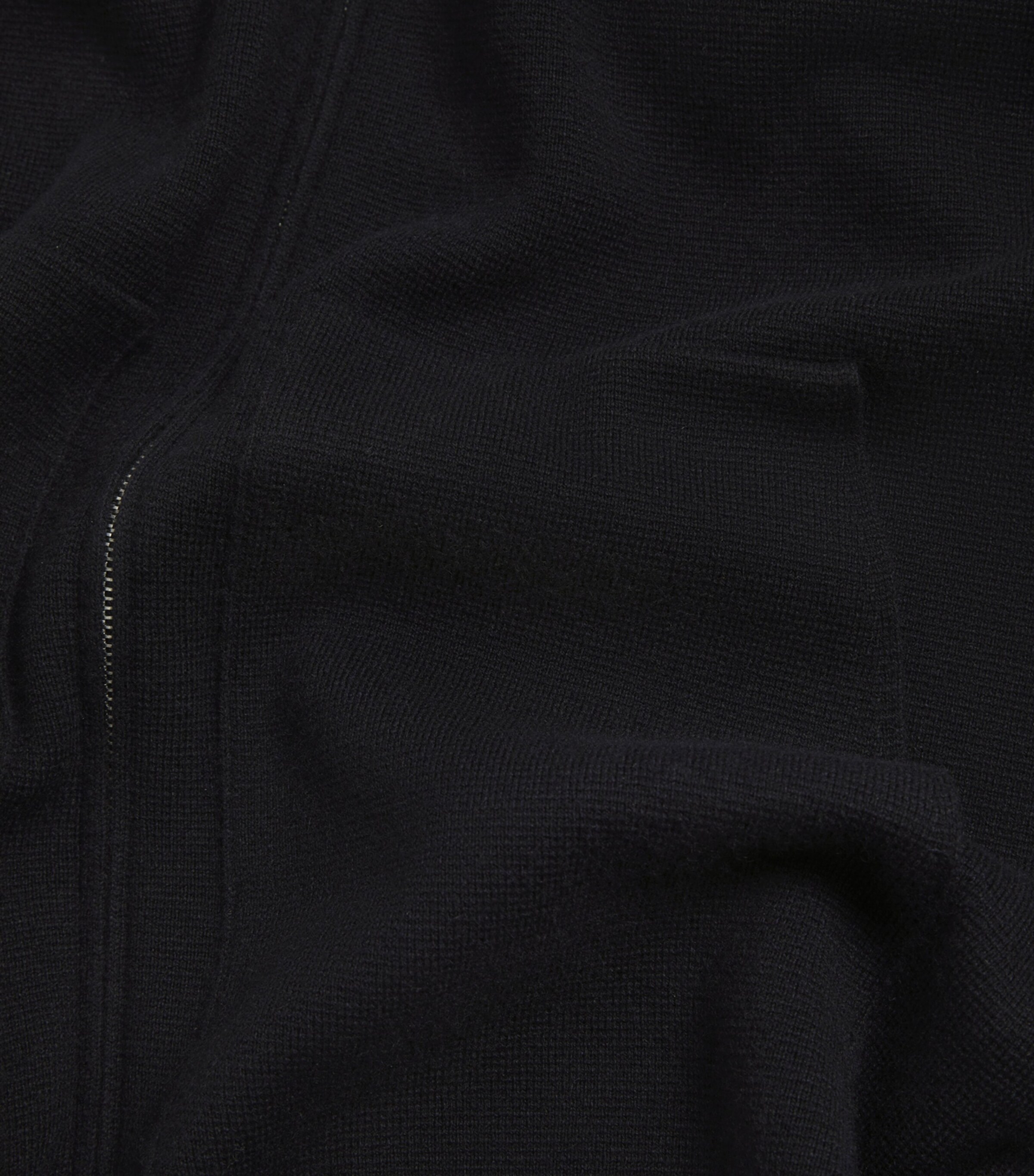 Cotton-Cashmere Zip-Up Hoodie 416HOUSE NAVY Image 7
