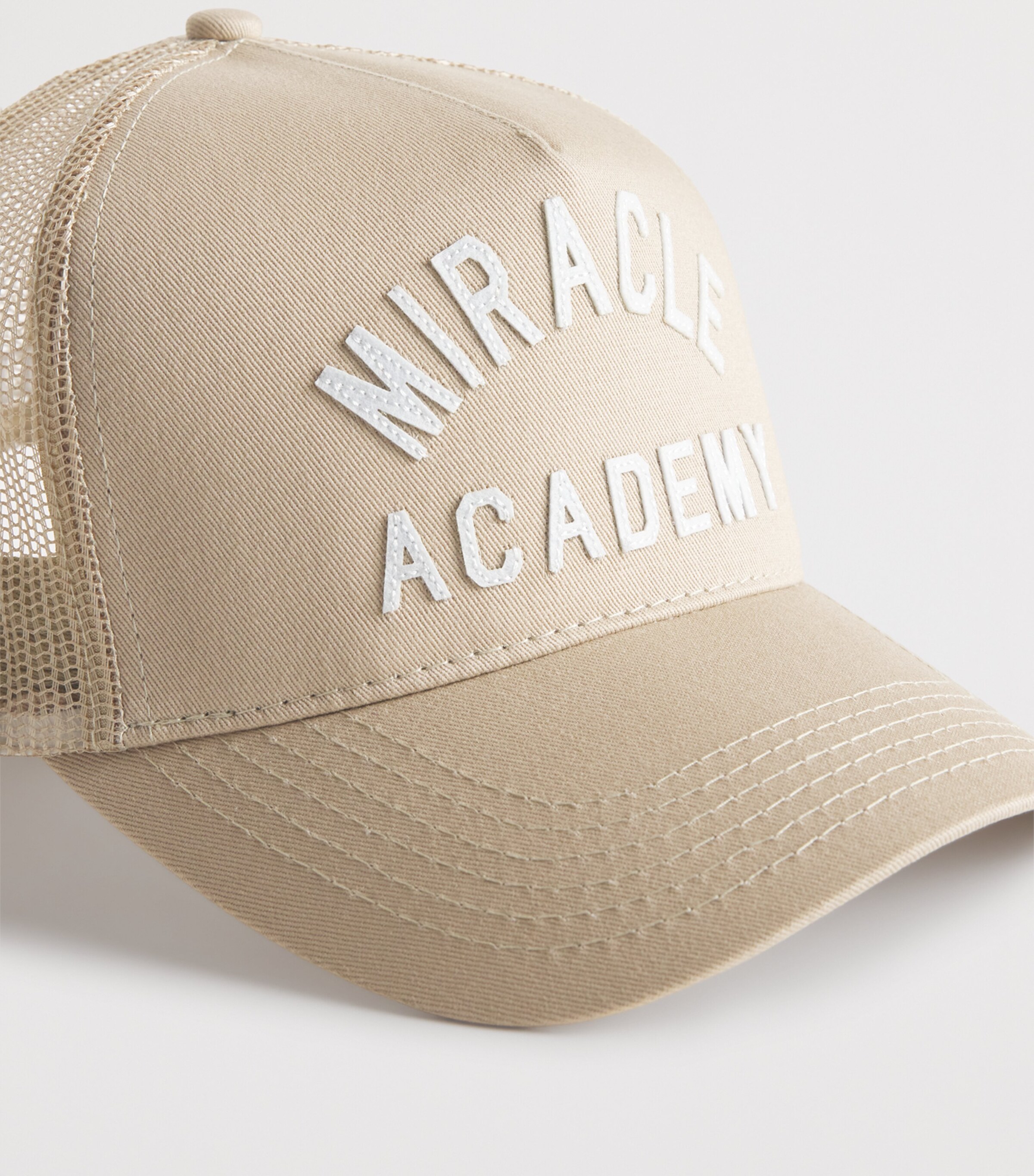 Nahmias Miracle Academy Trucker Cap Sand Canvas Image 4