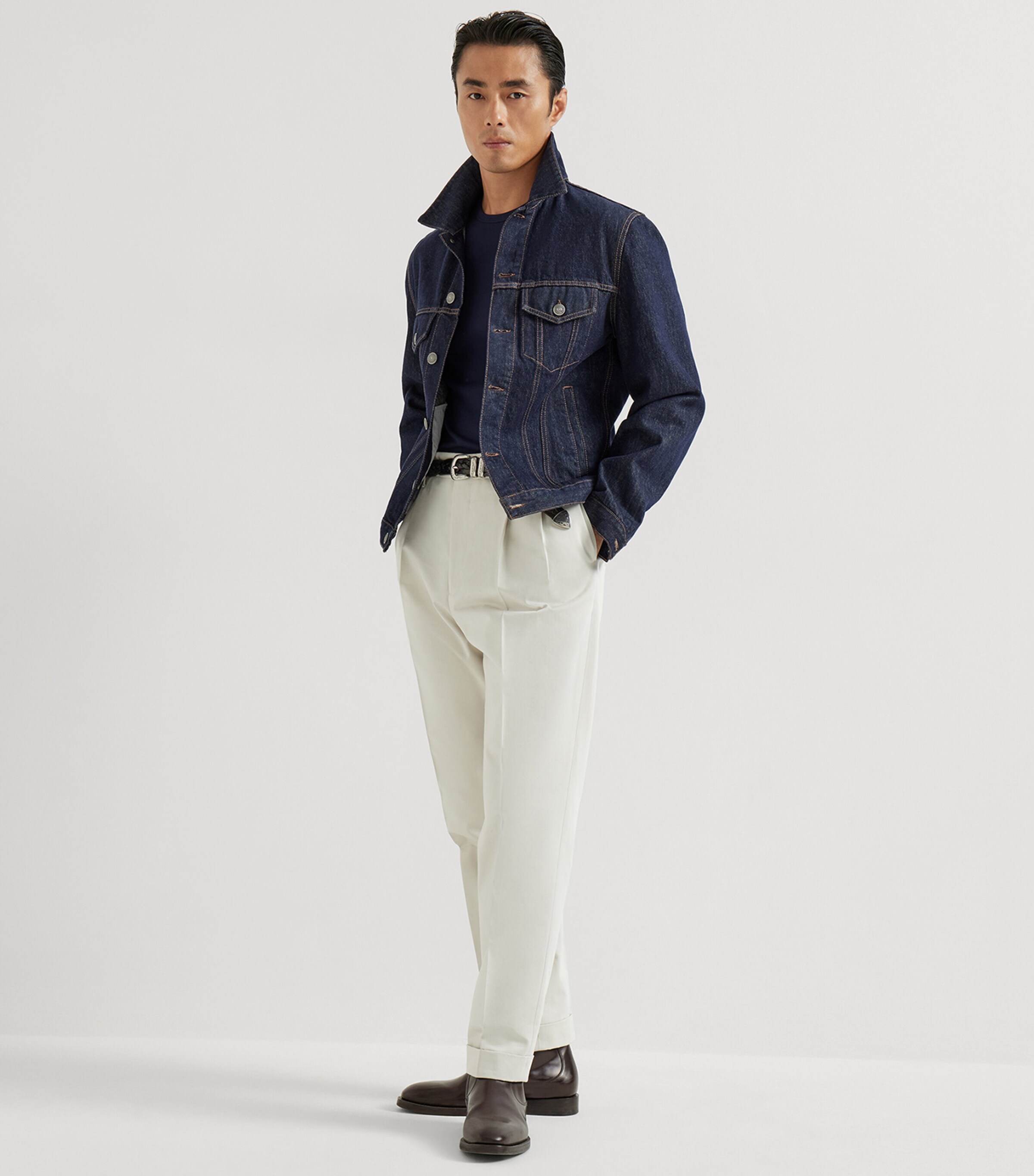 Cotton-Modal Blend T-Shirt C4492 Image 3