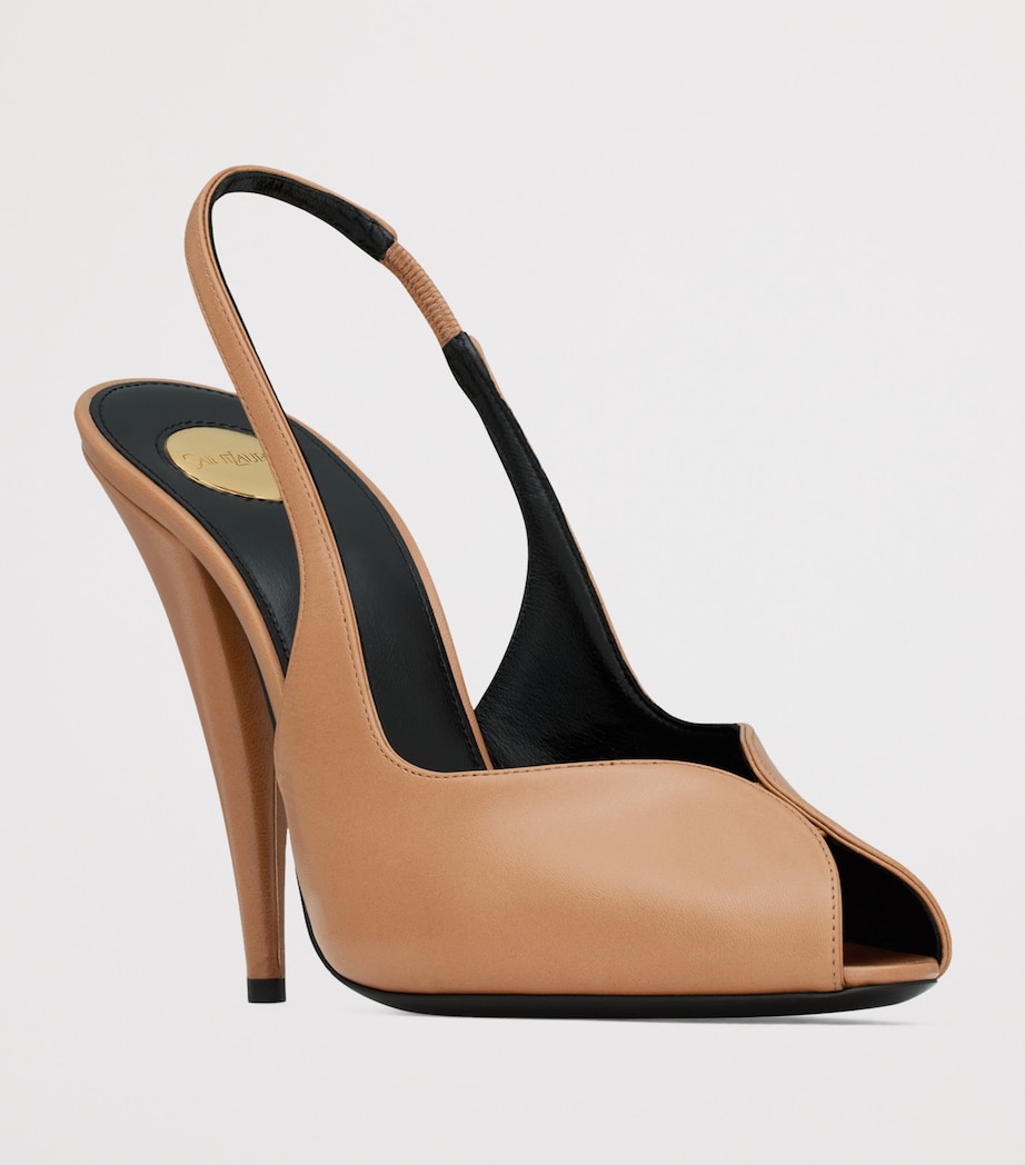 Leather Page Peep Toe Sandals 110 2526 Image 3