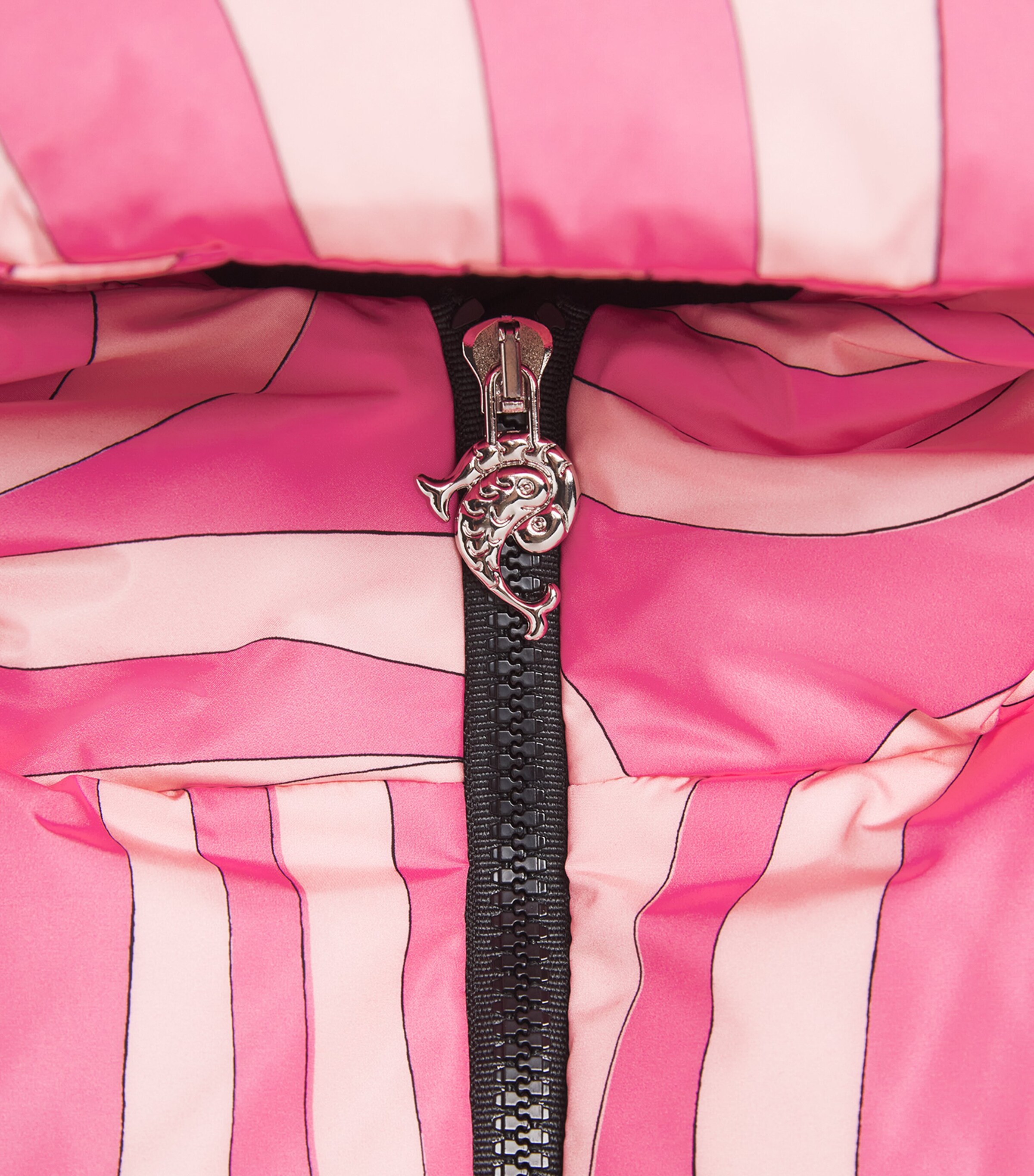 PUCCI Junior Printed Down Puffer Jacket (4-14 Years) Pink/black Image 3