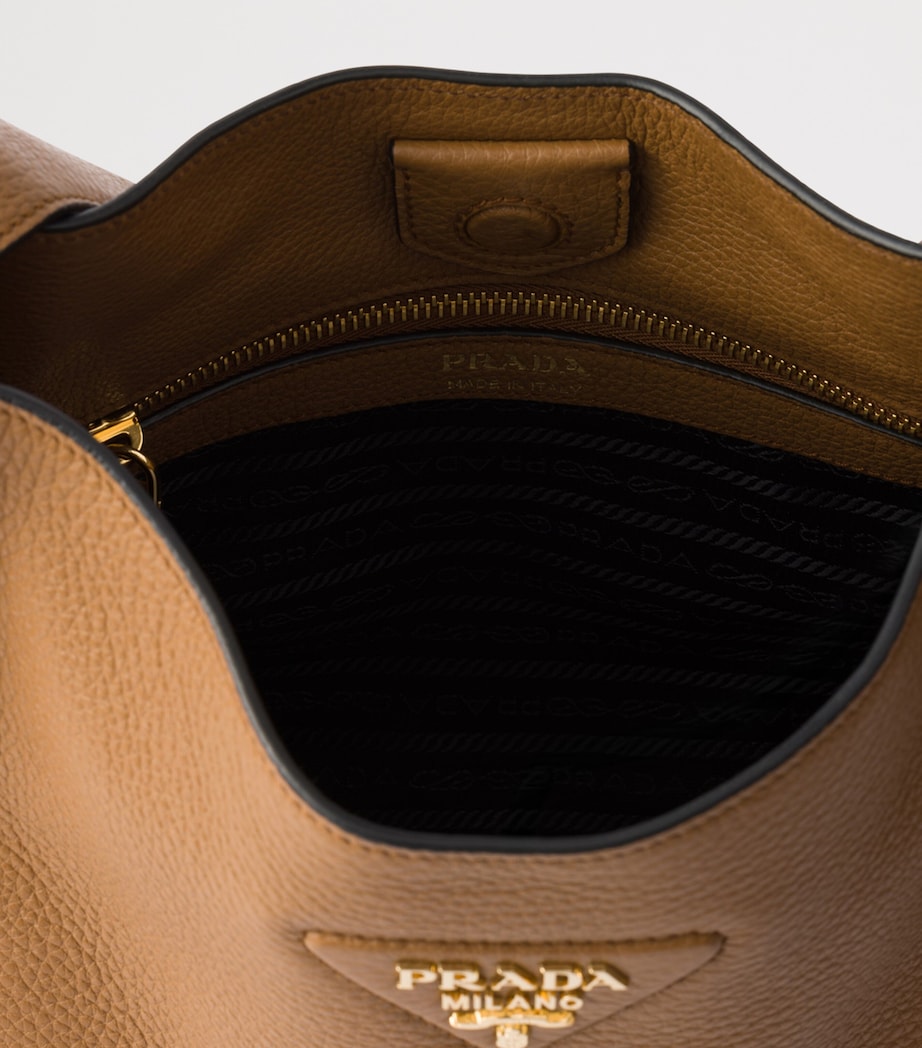 Prada Medium Leather Shoulder Bag Image 4