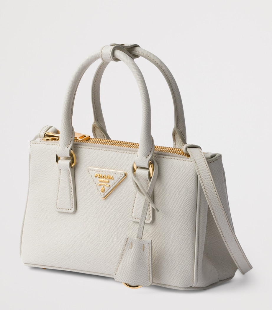 Mini Saffiano Leather Galleria Top-Handle Bag F0K74 Image 3