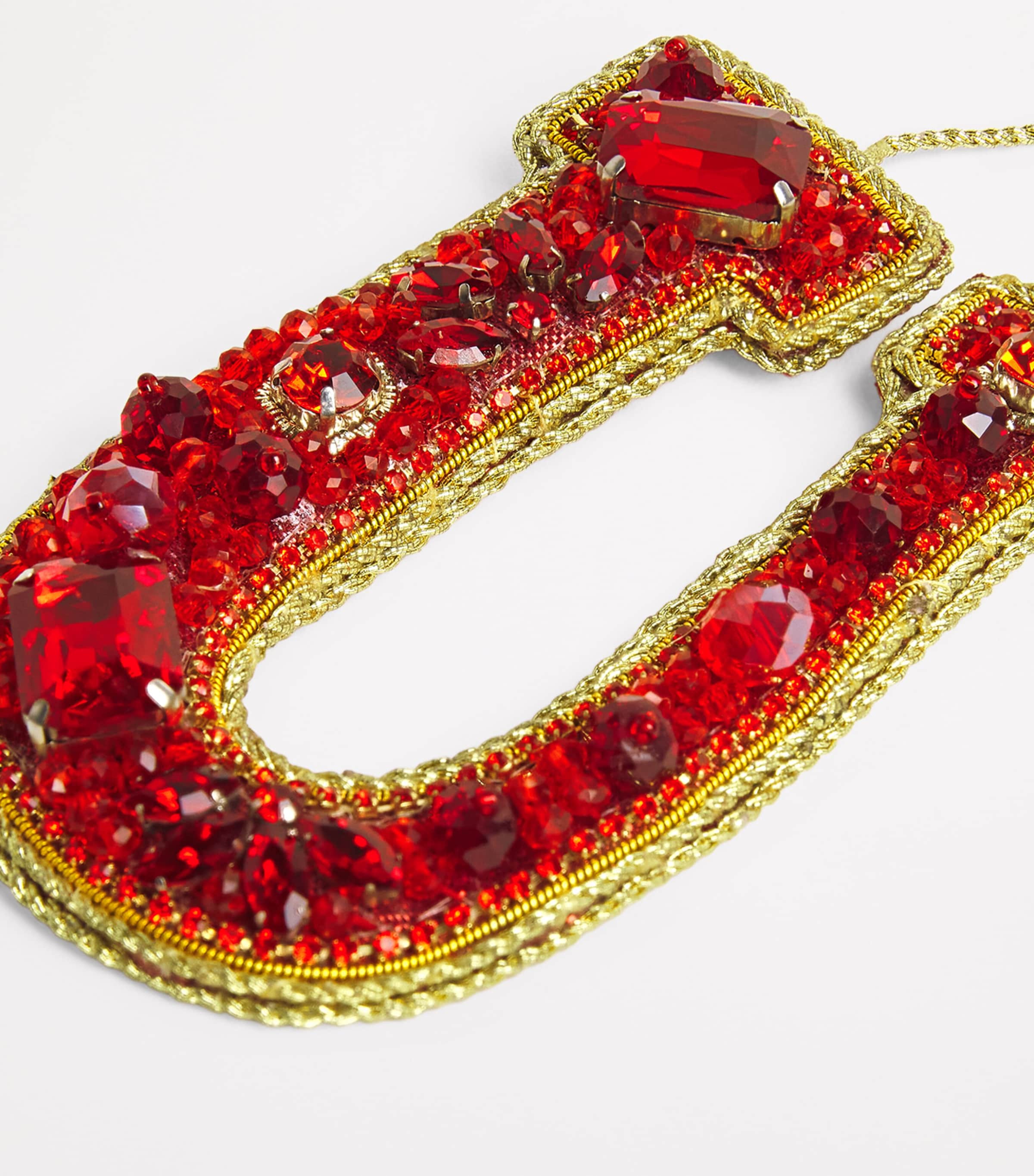 Embellished U Tree Decoration RED Image 2