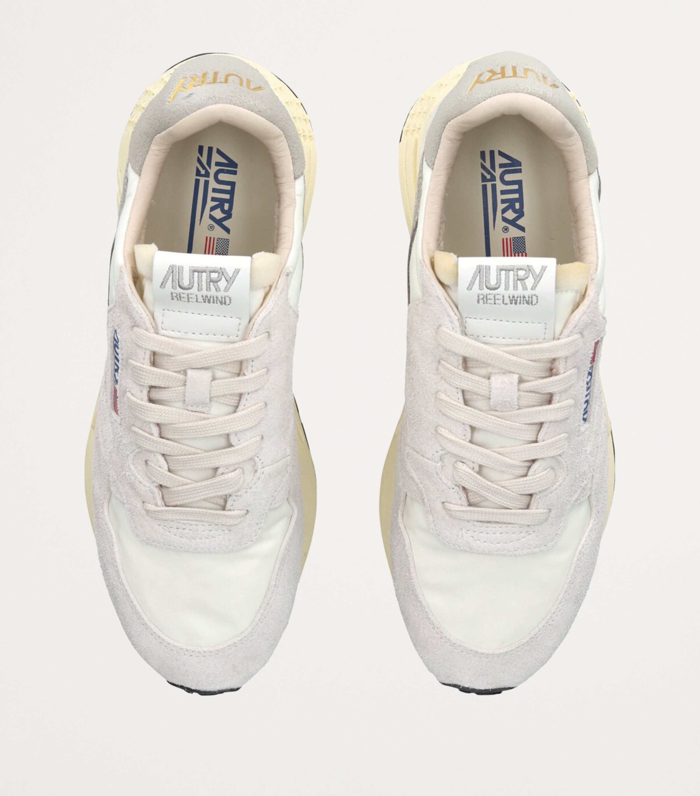 Autry Leather Reelwind Low-Top Sneakers White/oth Image 4