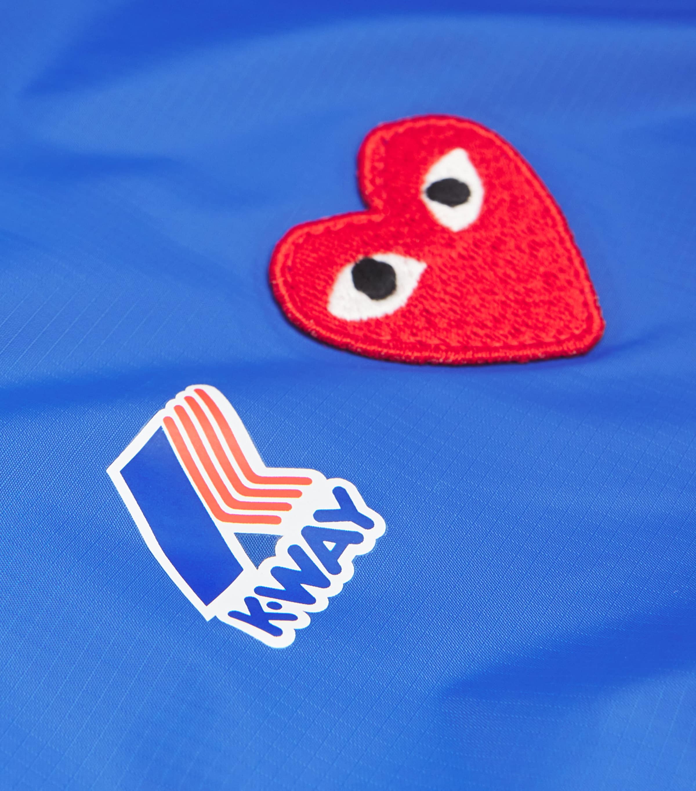 x K-Way Nylon Water-Resistant Half-Zip Jacket BLUE Image 5