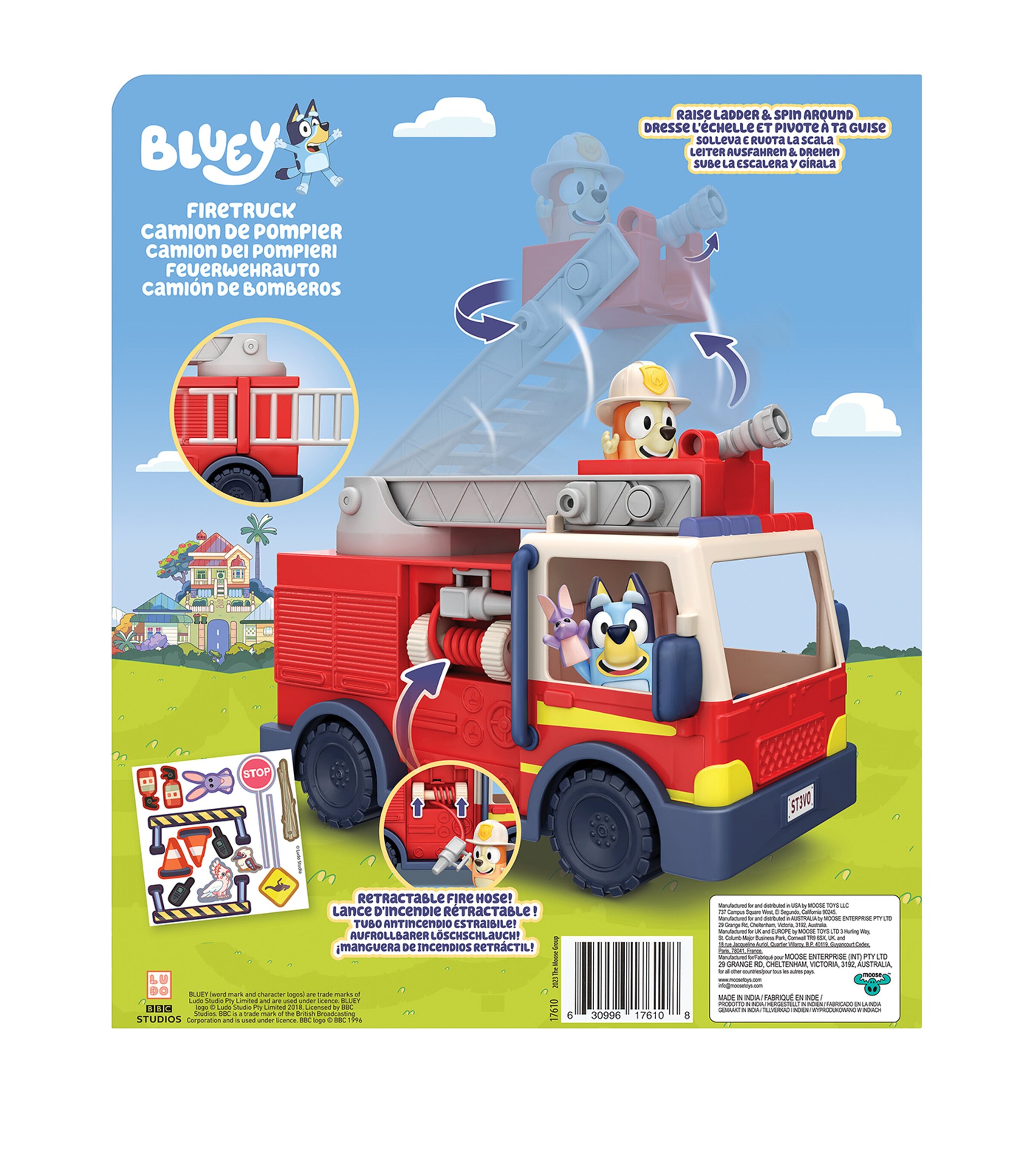 BLUEY Firetruck Play Set Image 9