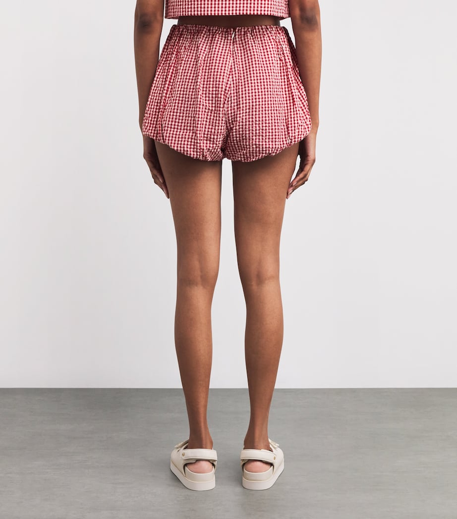 Gingham Aurelia Shorts RED GINGHAM Image 4