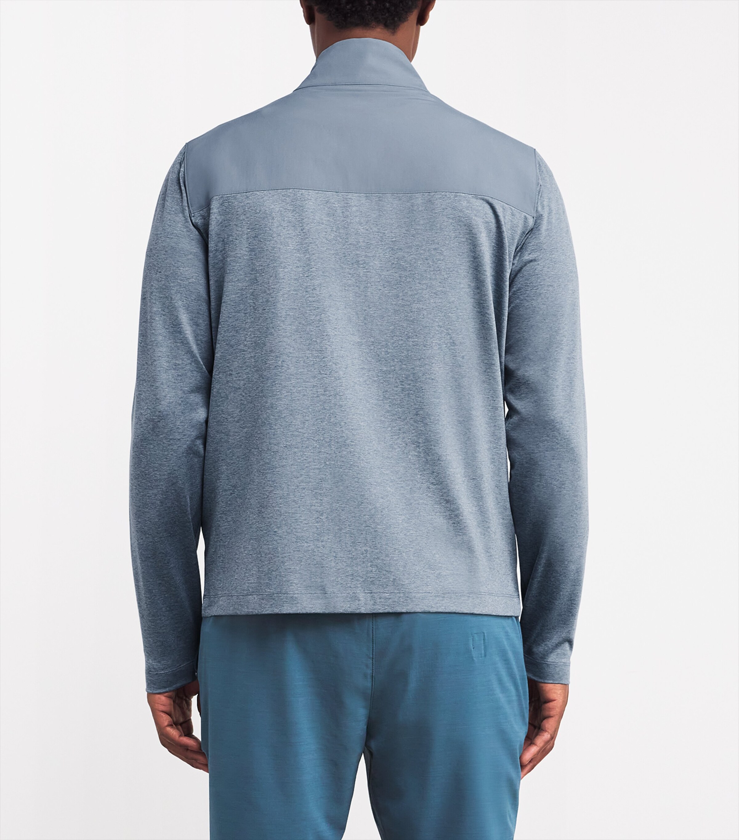 Sunday Element Track Jacket DUSTY BLUE HEATHER Image 4