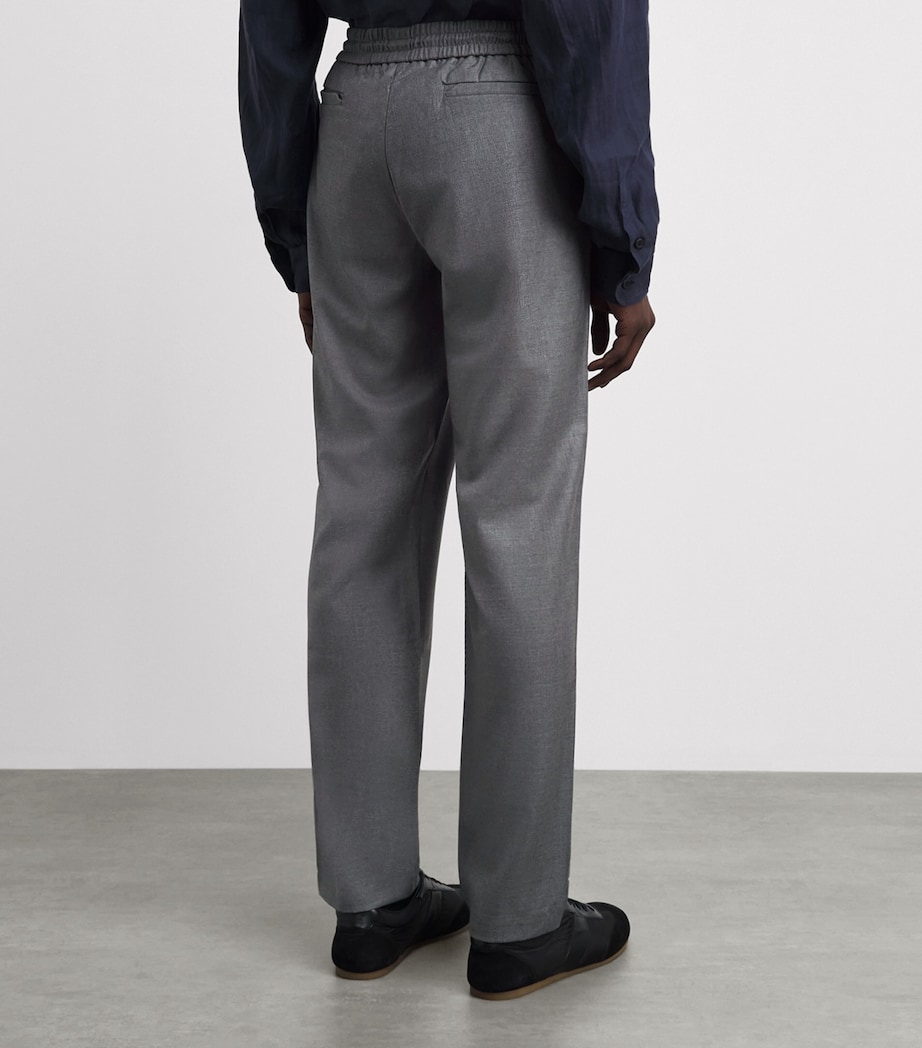 Sease Mens Virgin Wool Summer Mindset Trousers Steel Grey Image 5