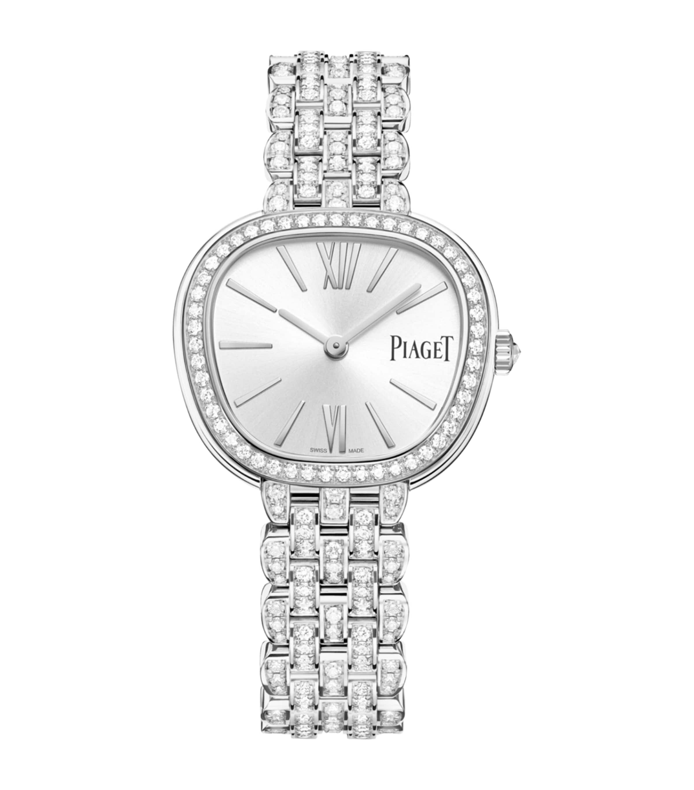 Piaget White Gold and Diamond Sixtie Watch 29mm Silver Image 1