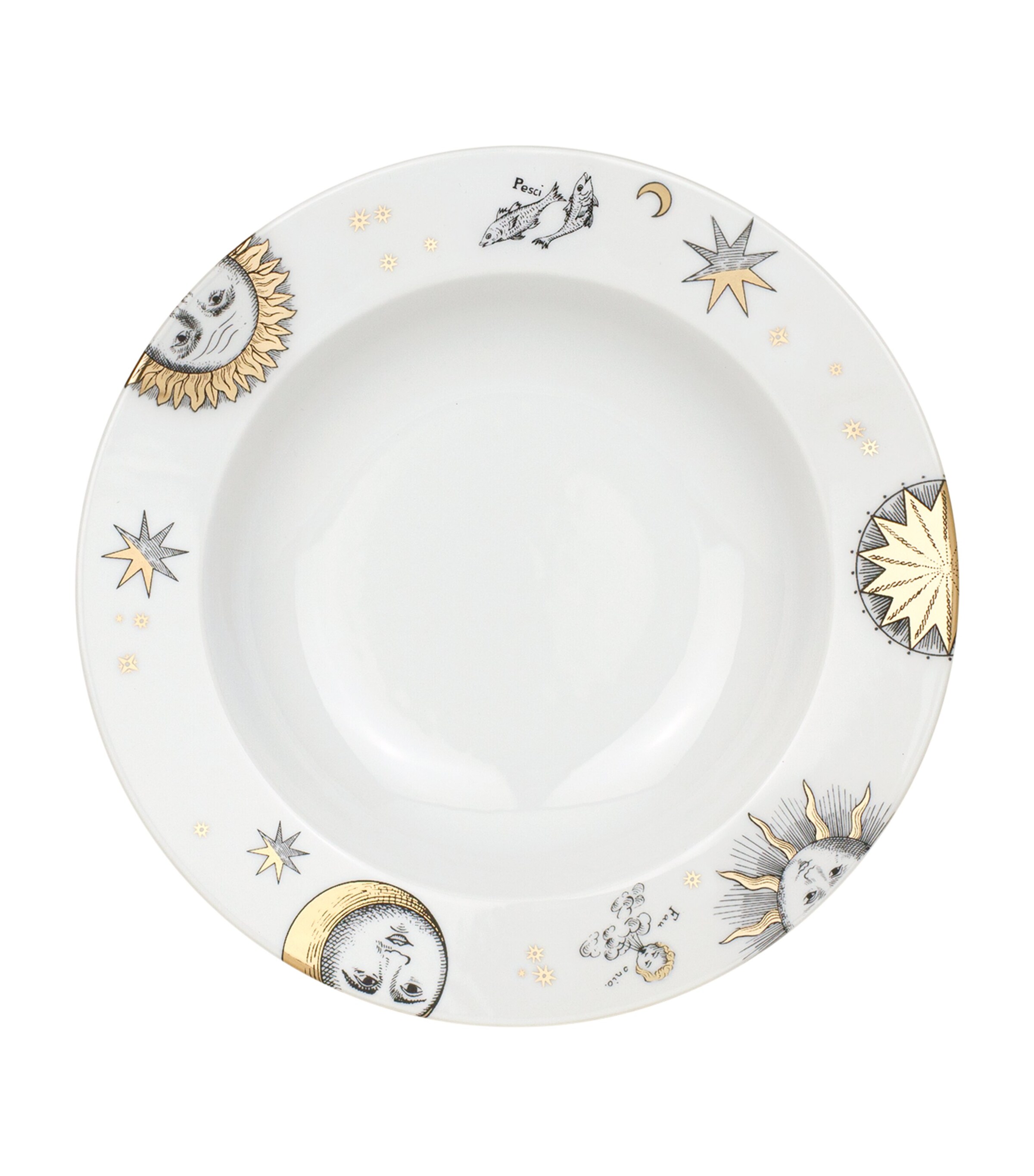Fornasetti Set of 12 Astronomici Soup Plates (22cm) Image 12