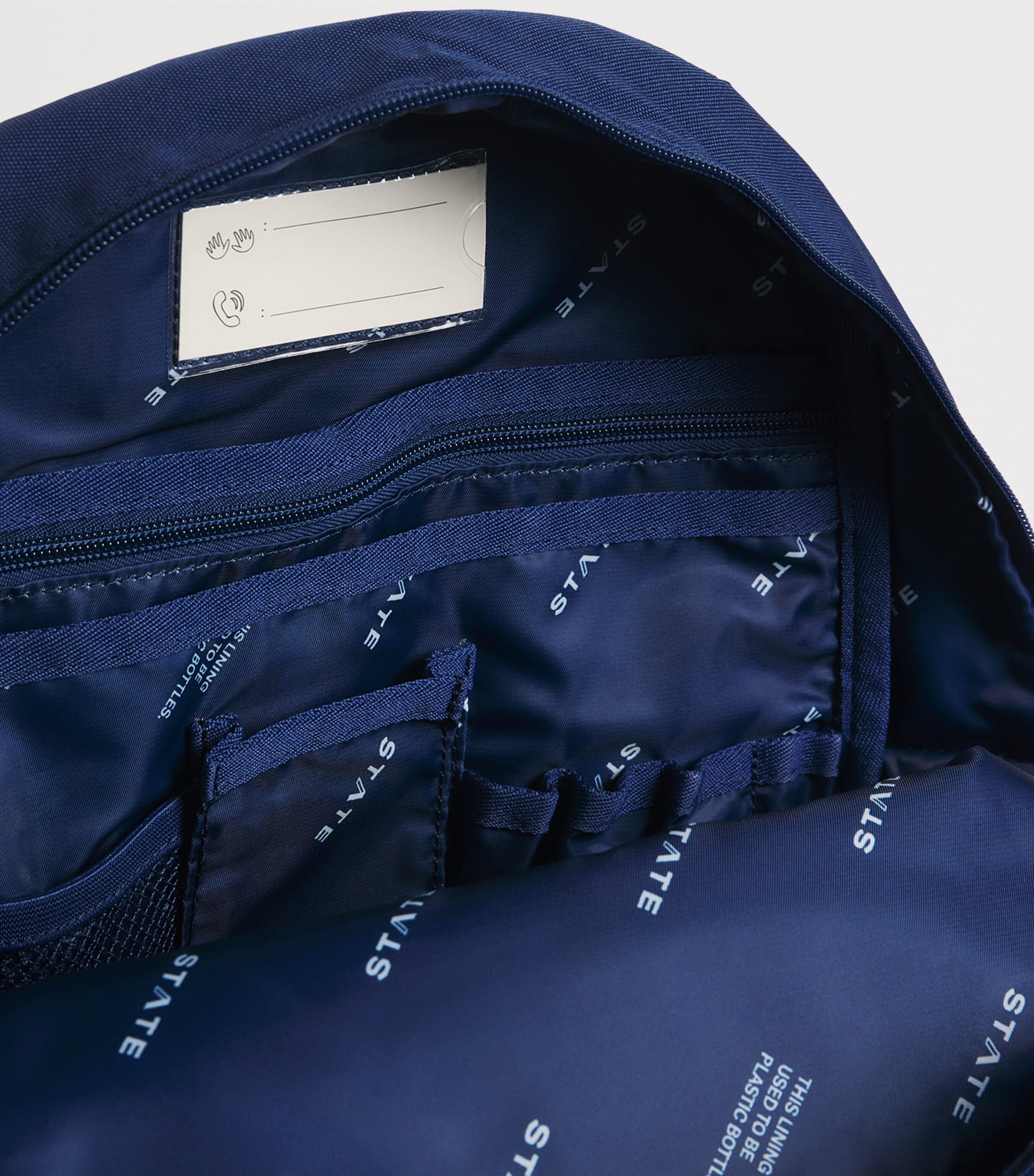 STATE Bags Kane Backpack Navy Image 3