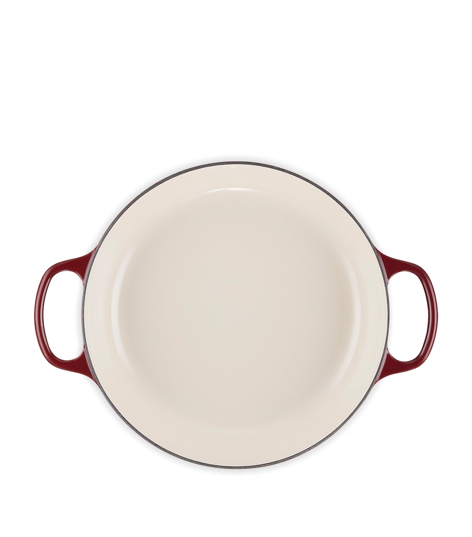 Cast Iron Shallow Casserole Dish (30cm) GARNET Image 3