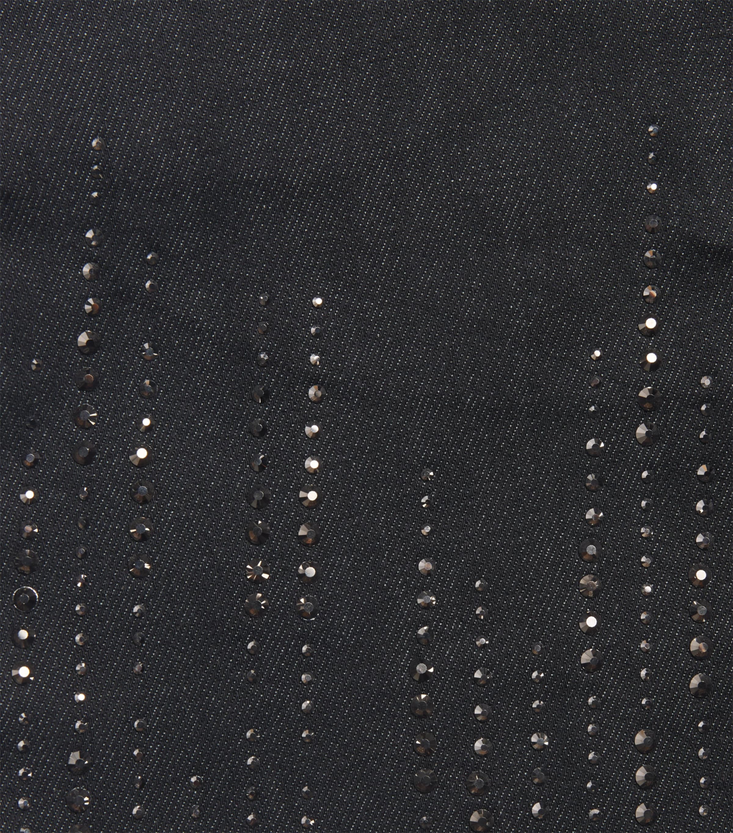 Monnalisa Embellished Stretch-Denim Skirt (4-12 Years) Grigio Medio Image 3