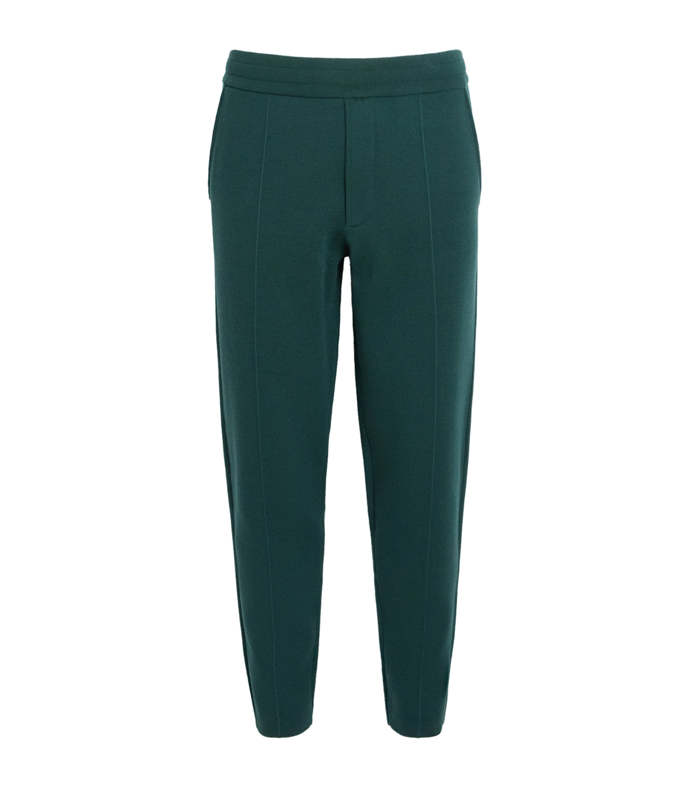 Falke Mens Ultrafine Merino Wool Trousers Forest Image 1