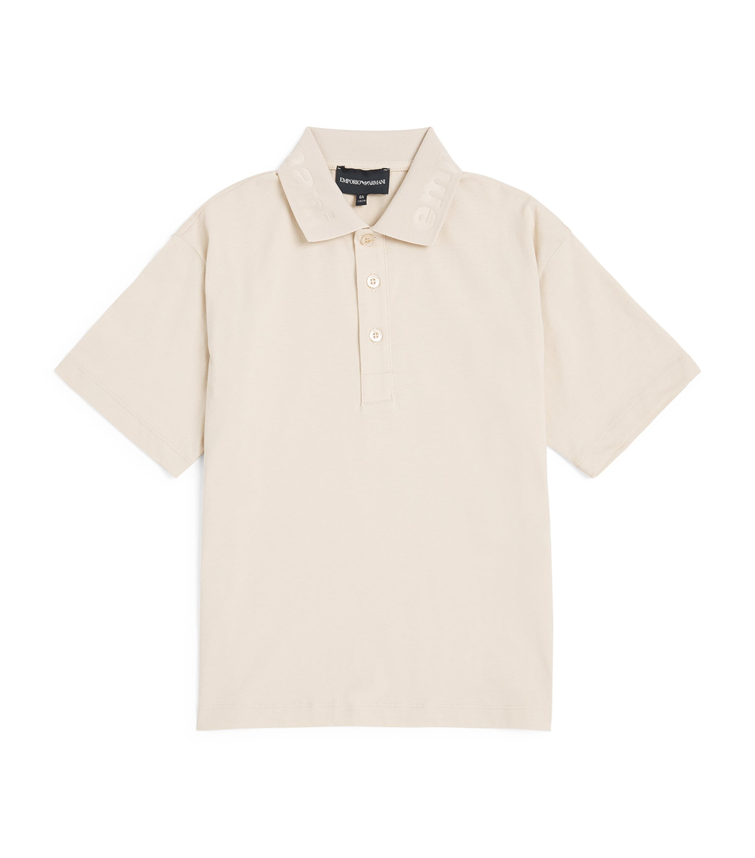Emporio Armani Logo-detail Polo Shirt In White